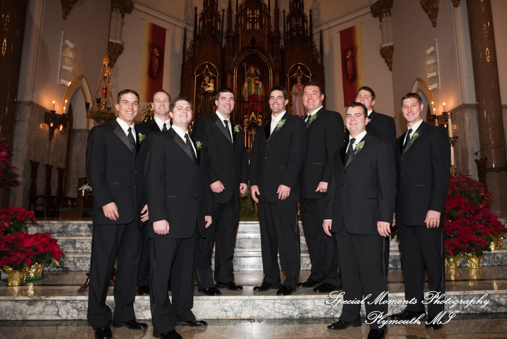 Katie & Mike at St. Patrick Historic Catholic Toledo OH wedding photograph