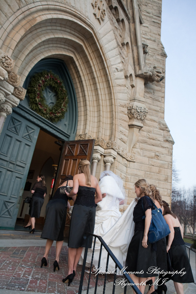 Katie & Mike at St. Patrick Historic Catholic Toledo OH wedding photograph