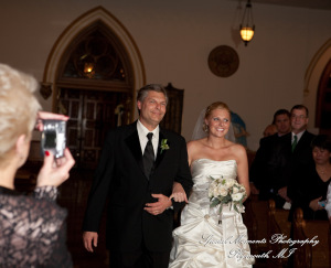 Katie & Mike at St. Patrick Historic Catholic Toledo OH wedding photograph