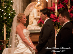 Katie & Mike at St. Patrick Historic Catholic Toledo OH wedding photograph