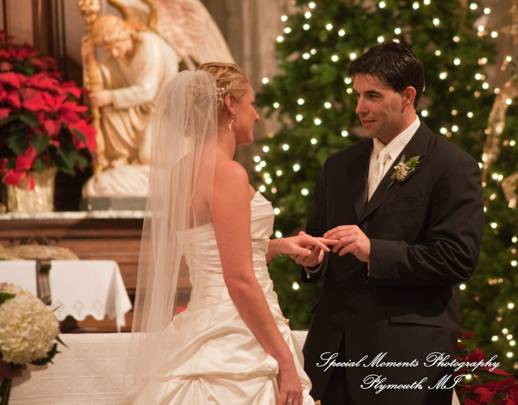 Katie & Mike at St. Patrick Historic Catholic Toledo OH wedding photograph