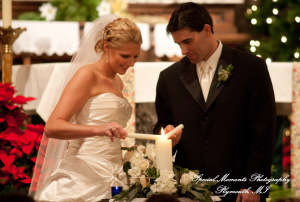 Katie & Mike at St. Patrick Historic Catholic Toledo OH wedding photograph
