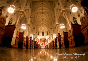 Katie & Mike at St. Patrick Historic Catholic Toledo OH wedding photograph