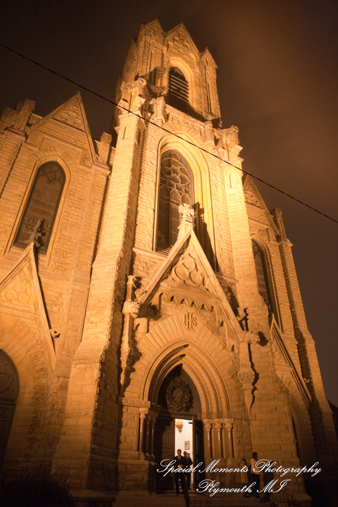 Katie & Mike at St. Patrick Historic Catholic Toledo OH wedding photograph