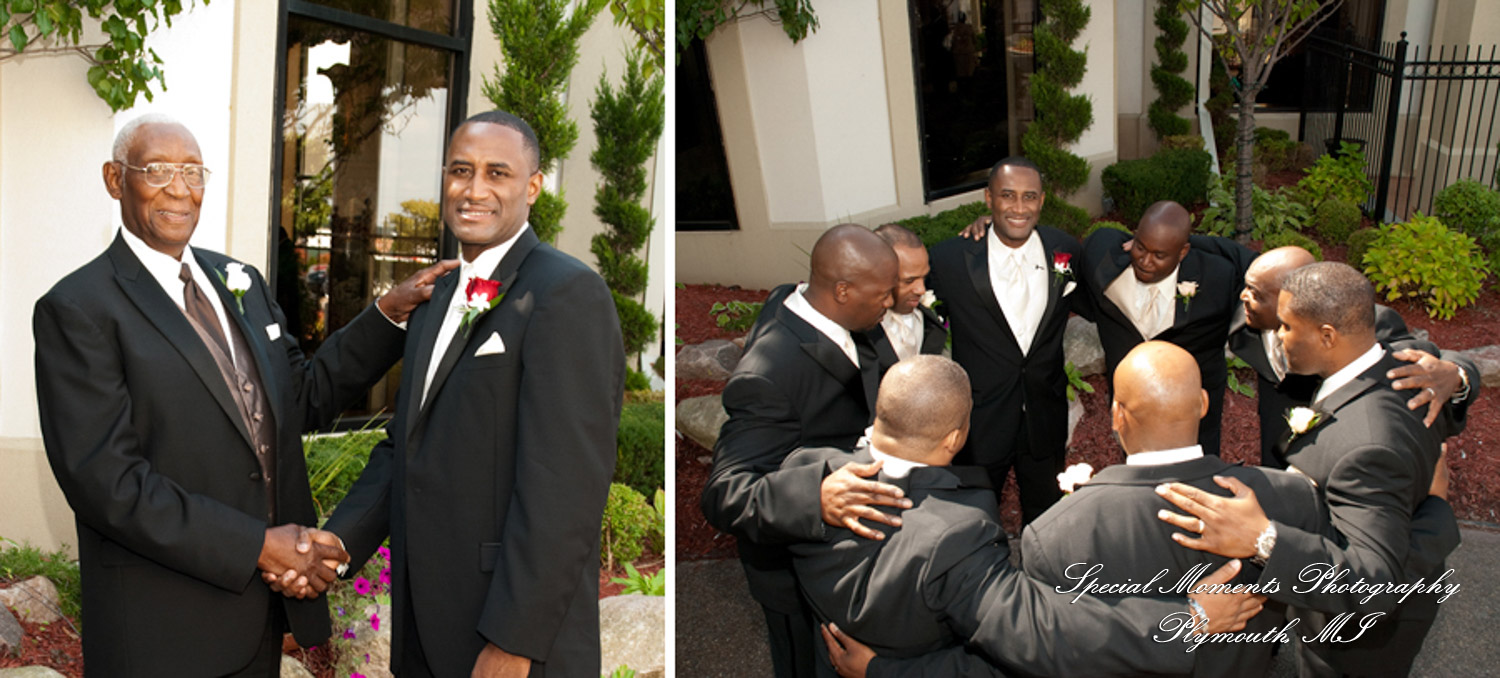 Sericka & Milton at Crystal Gardens Southgate MI wedding photograph