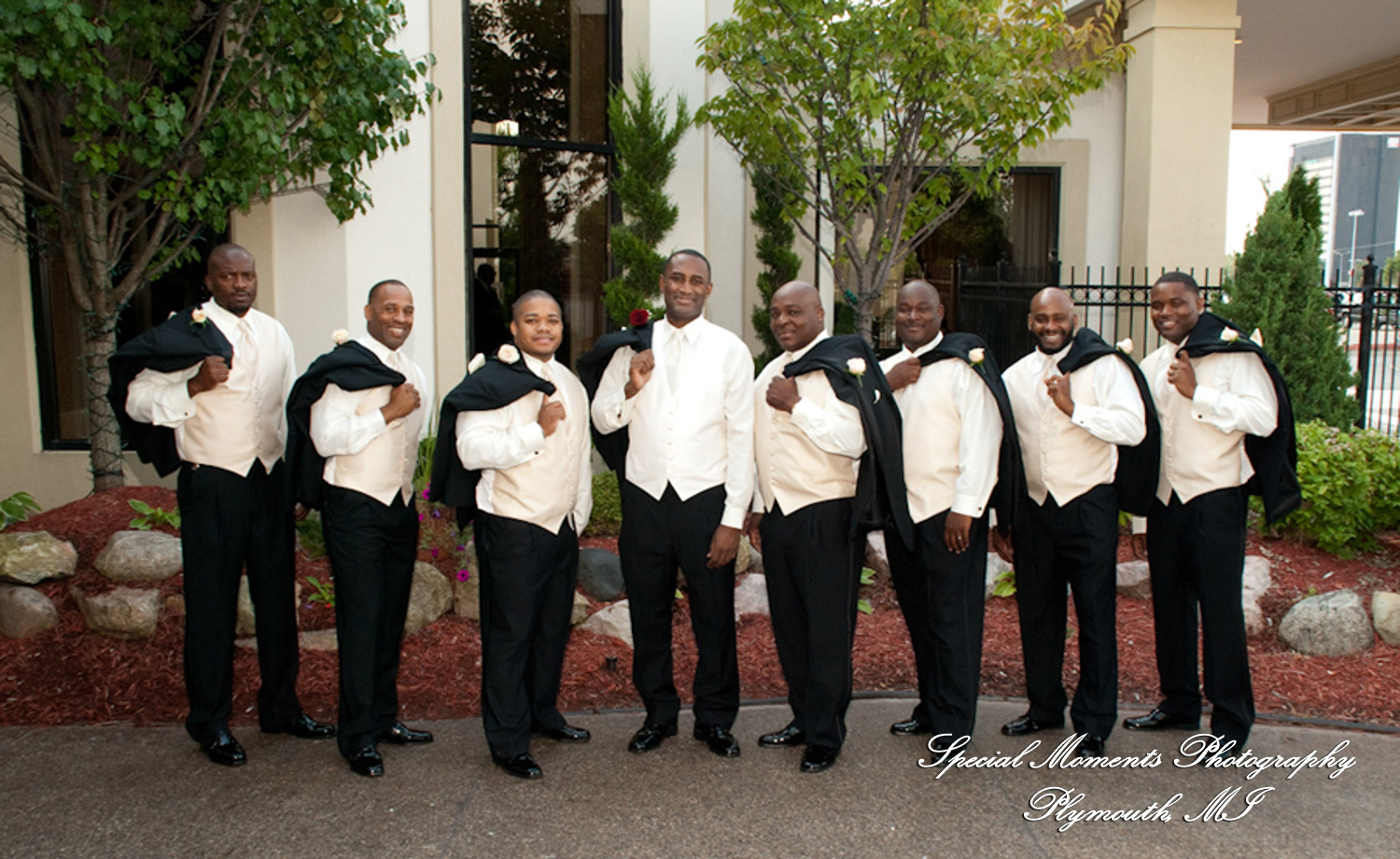 Sericka & Milton at Crystal Gardens Southgate MI wedding photograph