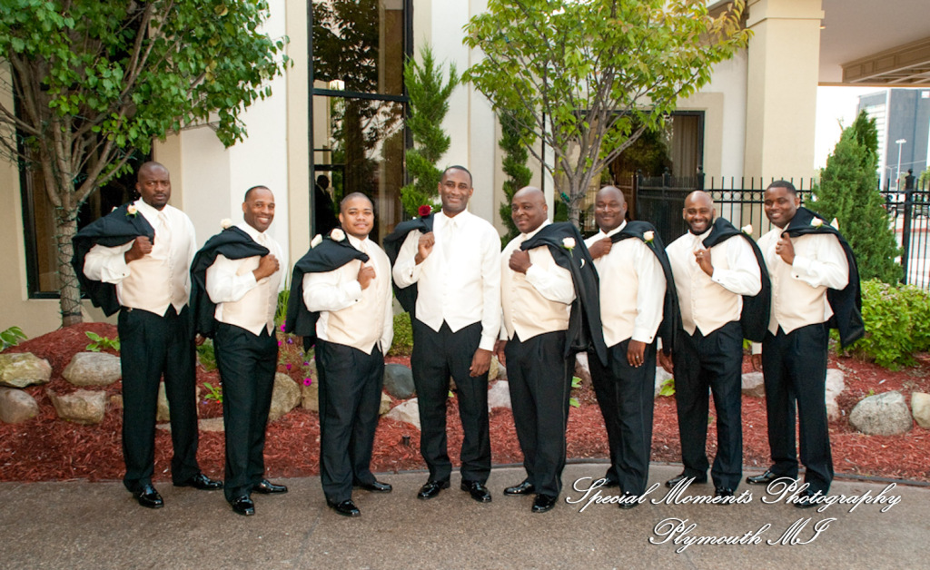Sericka & Milton at Crystal Gardens Southgate MI wedding photography