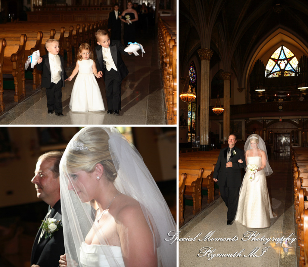 Coleen & Nick at Sweetest Heart of Mary Detroit MI wedding photograph