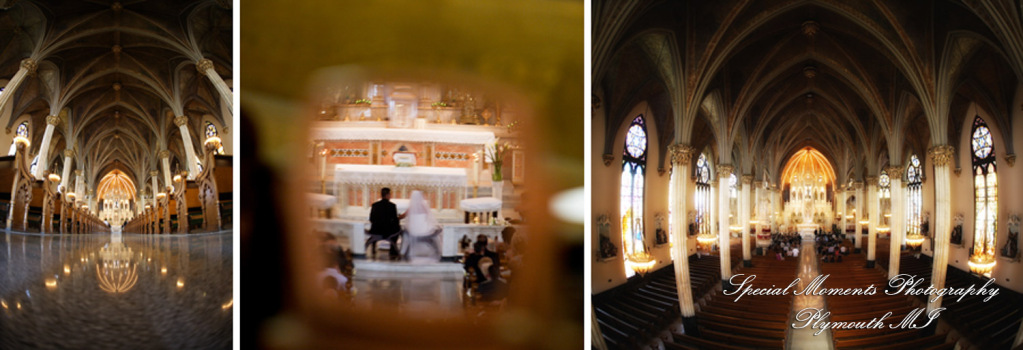 Coleen & Nick at Sweetest Heart of Mary Detroit MI wedding photograph