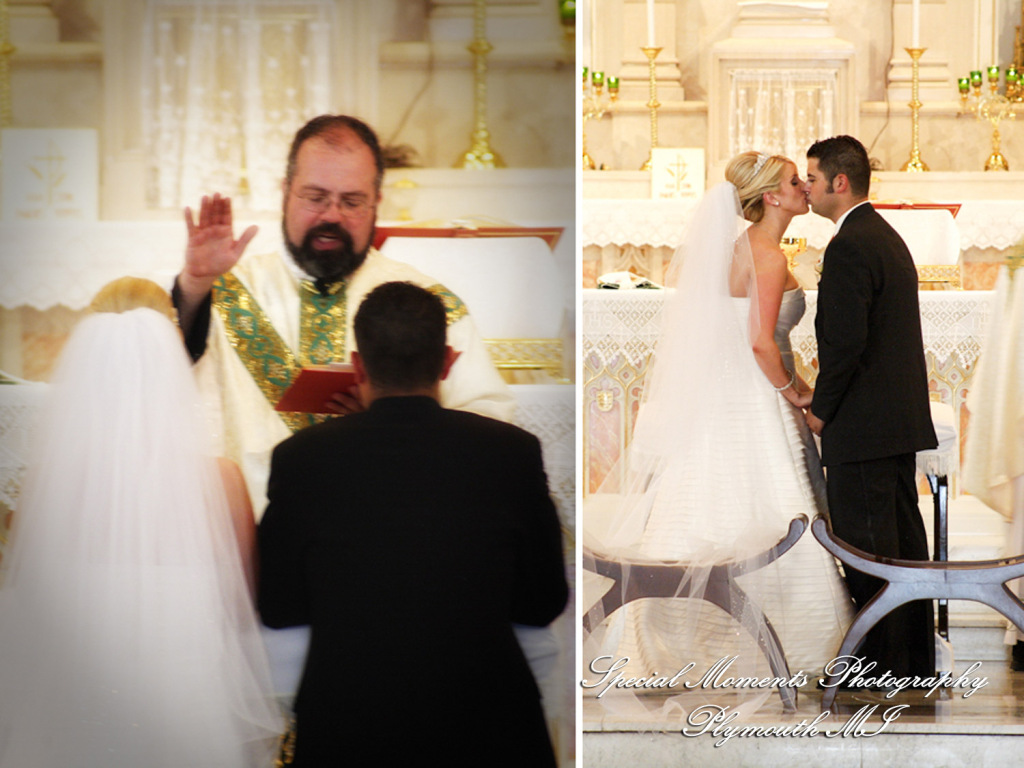 Coleen & Nick at Sweetest Heart of Mary Detroit MI wedding photograph