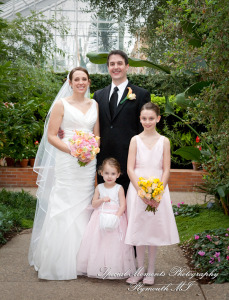 Lori & Kyle at Matthaei Botanical Gardens Ann Arbor MI wedding photograph