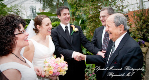 Lori & Kyle at Matthaei Botanical Gardens Ann Arbor MI wedding photograph