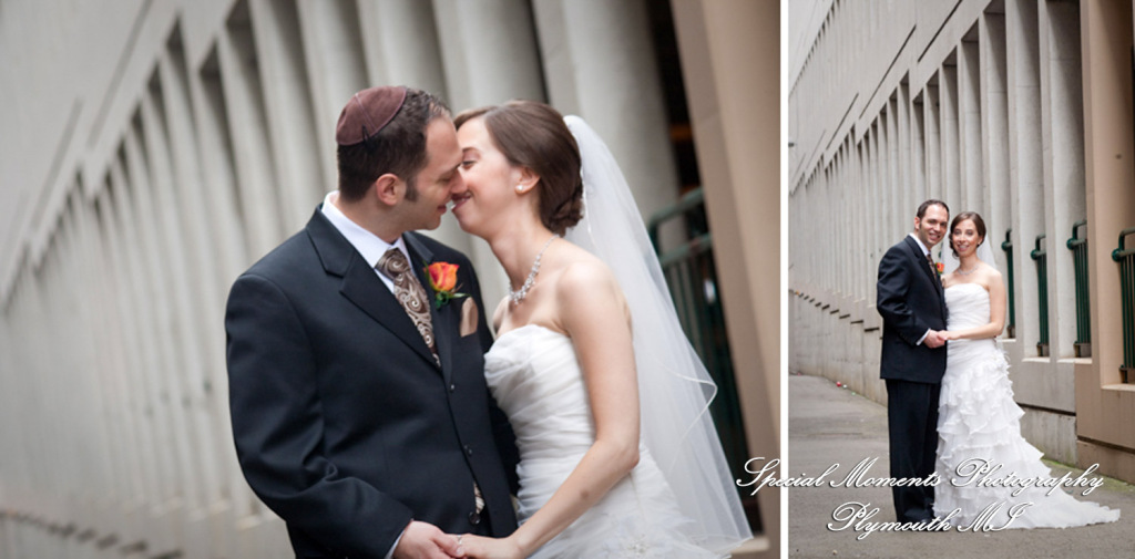 Sarah & Edward at Gem Theatre Detroit MI wedding photograph