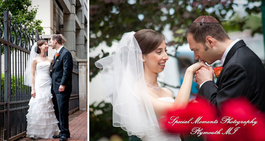Sarah & Edward at Gem Theatre Detroit MI wedding photograph