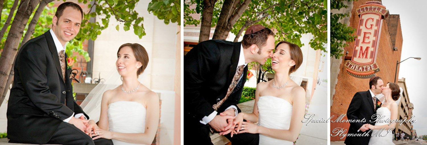 Sarah & Edward at Gem Theatre Detroit MI wedding photograph