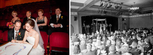 Sarah & Edward at Gem Theatre Detroit MI wedding photograph