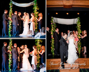 Sarah & Edward at Gem Theatre Detroit MI wedding photograph