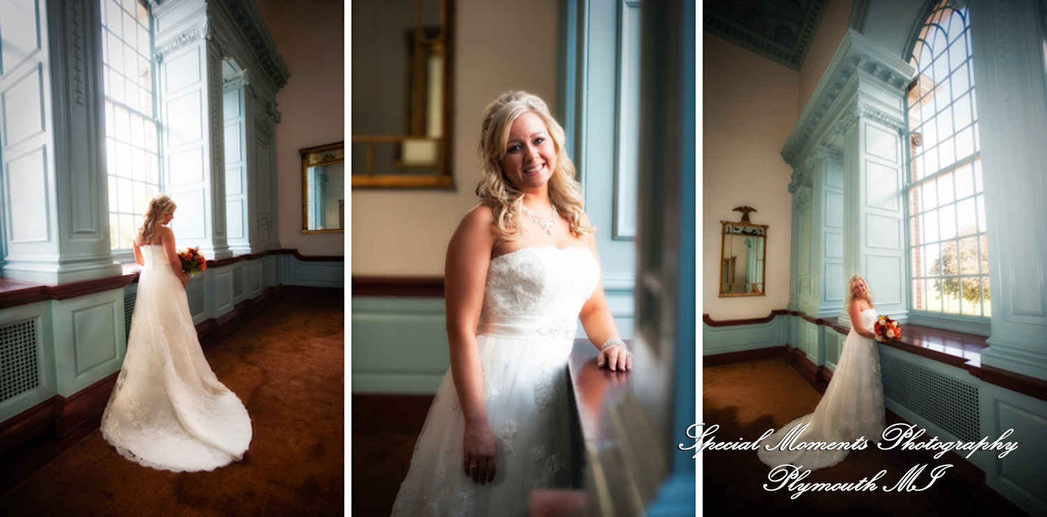 Megan & Kiel at Henry Ford Museum Dearborn MI wedding photograph