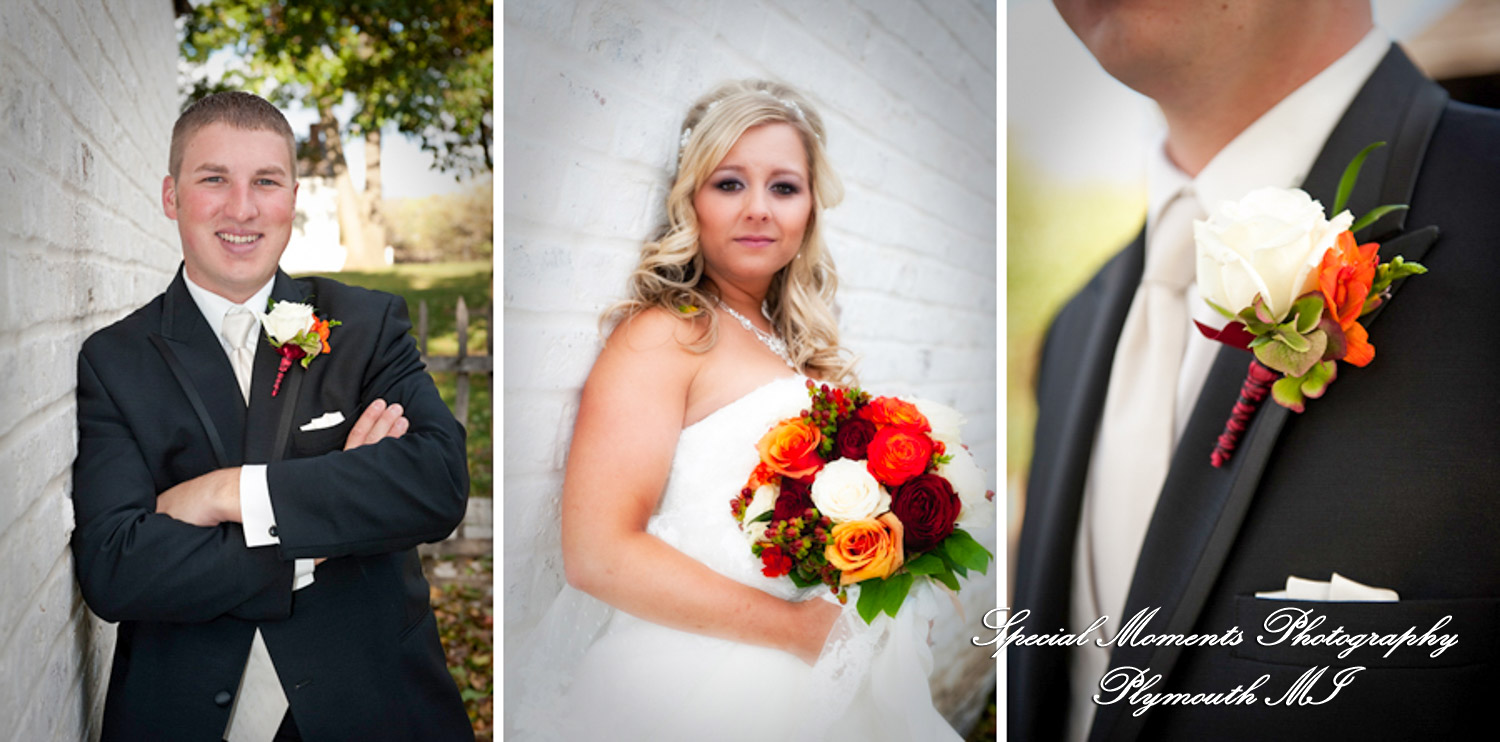 Megan & Kiel at Henry Ford Museum Dearborn MI wedding photograph