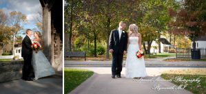 Megan & Kiel at Henry Ford Museum Dearborn MI wedding photograph
