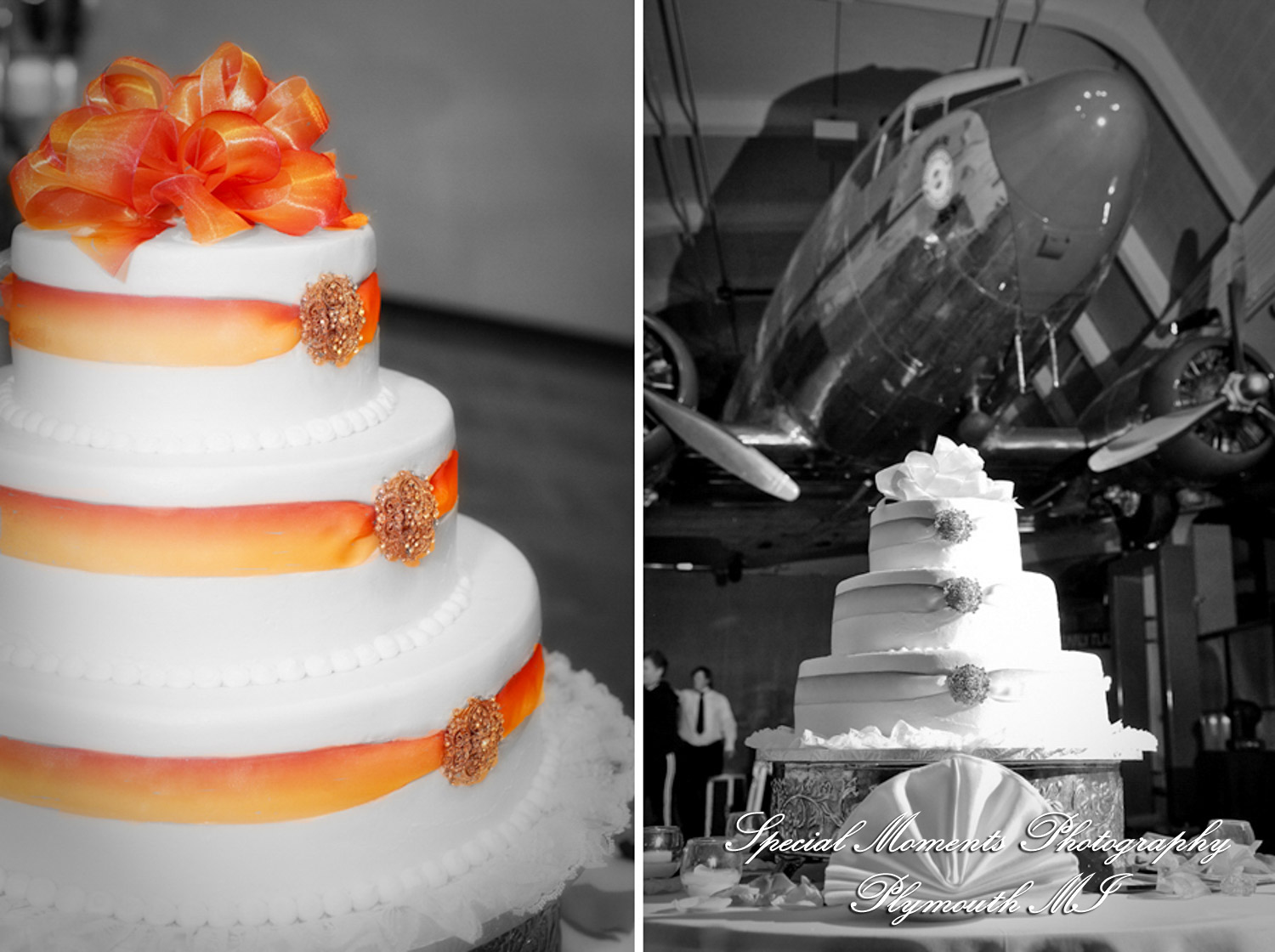 Megan & Kiel at Henry Ford Museum Dearborn MI wedding photograph