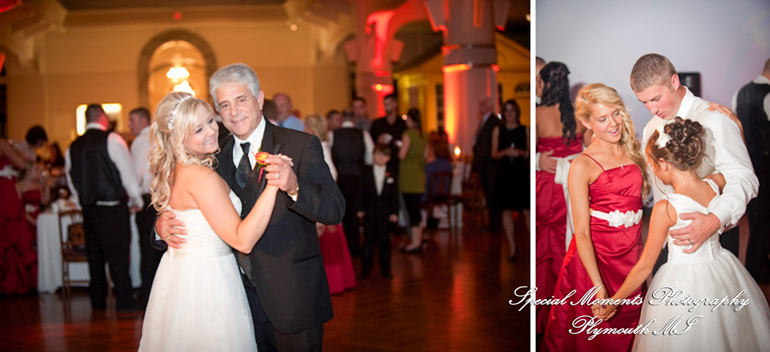 Megan & Kiel at Henry Ford Museum Dearborn MI wedding photograph