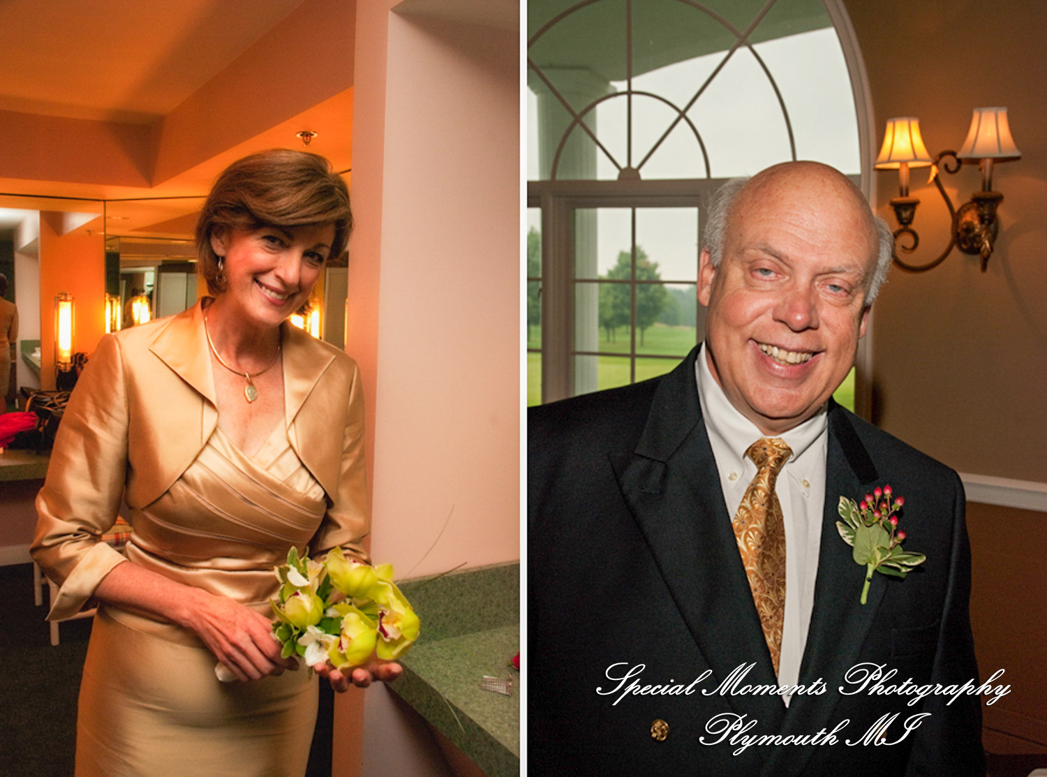 Carol & Bob at Barton Hills Country Club Ann Arbor MI wedding photograph
