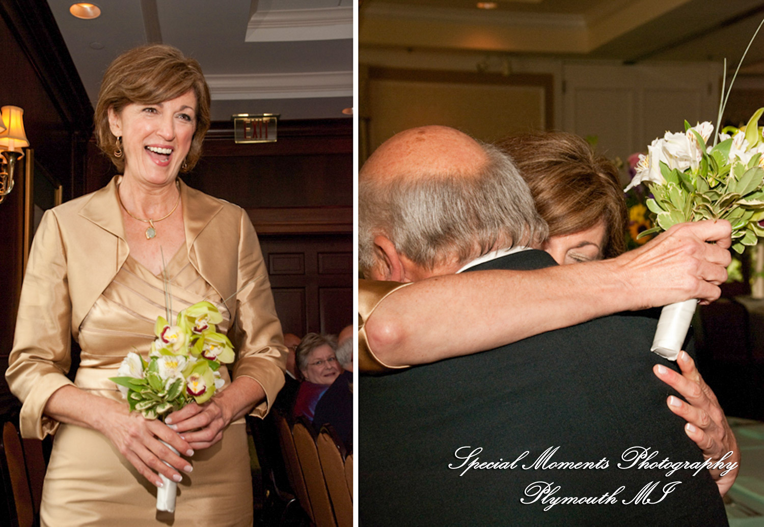 Carol & Bob at Barton Hills Country Club Ann Arbor MI wedding photograph