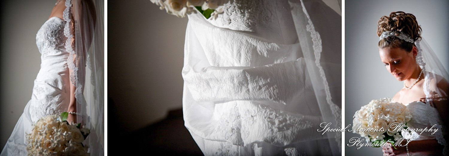 Julie & George at St. Jane Frances de Chantal Sterling Heights MI wedding photograph