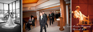 Julie & George at St. Jane Frances de Chantal Sterling Heights MI wedding photograph