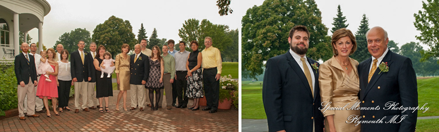 Carol & Bob at Barton Hills Country Club Ann Arbor MI wedding photograph