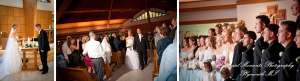 Julie & George at St. Jane Frances de Chantal Sterling Heights MI wedding photograph