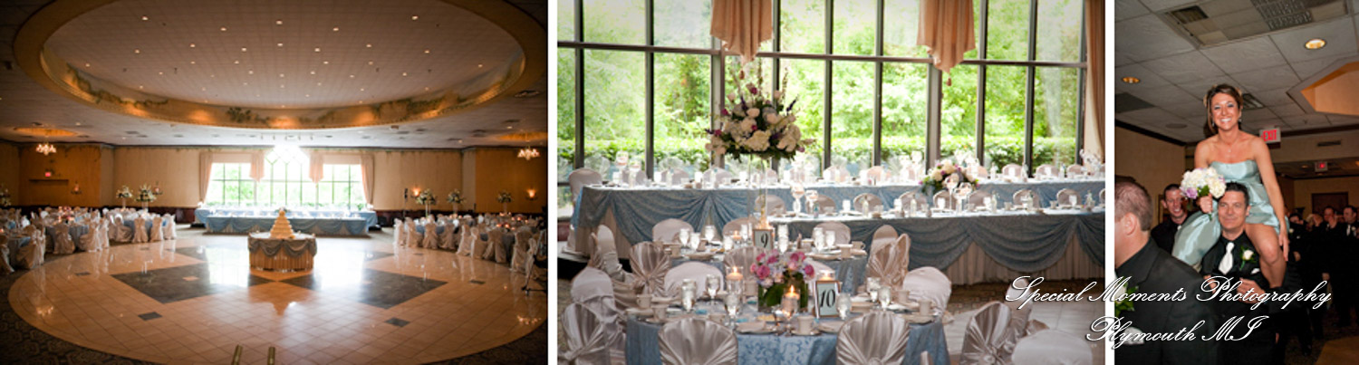 Julie & George at Andiamo's Warren MI wedding photograph