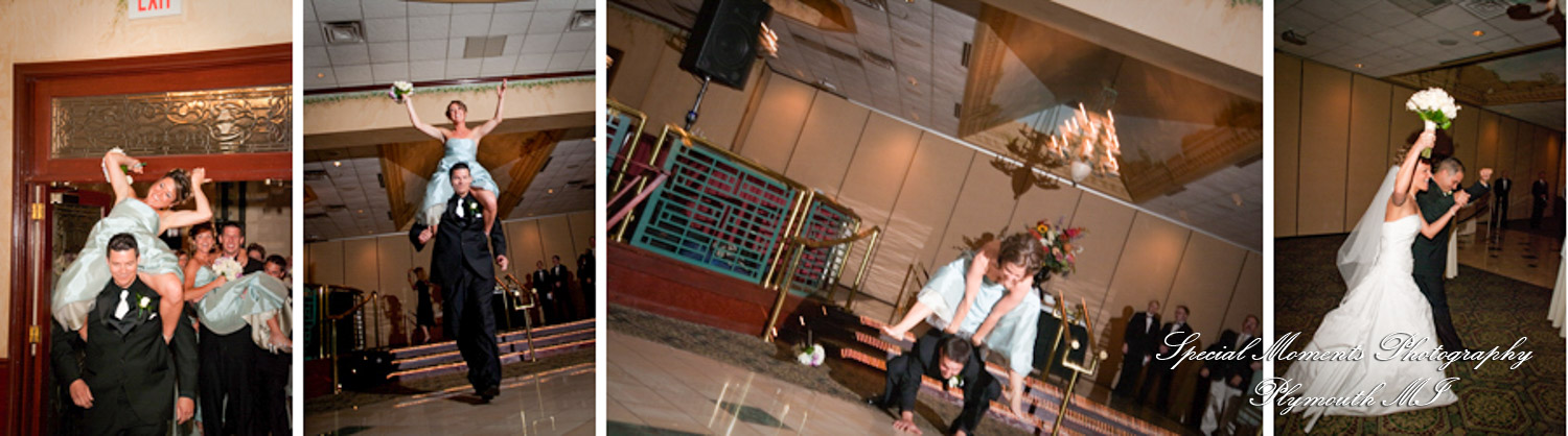 Julie & George at Andiamo's Warren MI wedding photograph