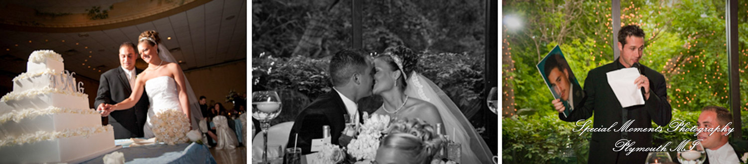 Julie & George at Andiamo's Warren MI wedding photograph