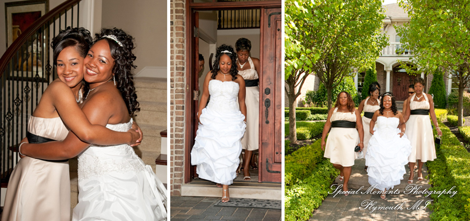 Tamara & Brandon at Straight Gate International Church Detroit MI wedding photograph