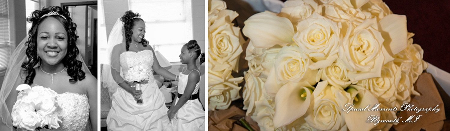 Tamara & Brandon at Straight Gate International Church Detroit MI wedding photograph