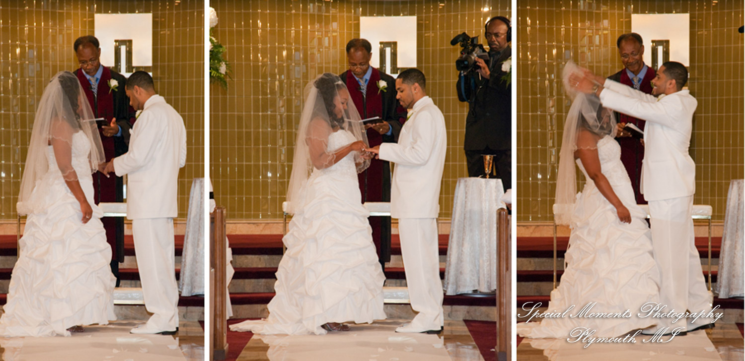 Tamara & Brandon at Straight Gate International Church Detroit MI wedding photograph