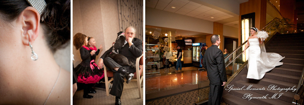 Nicole & Duston at Sacred Heart Chapel Marygrove Conservancy Detroit MI wedding photograph