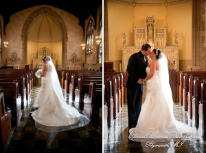 Nicole & Duston at Sacred Heart Chapel Marygrove Conservancy Detroit MI wedding photograph