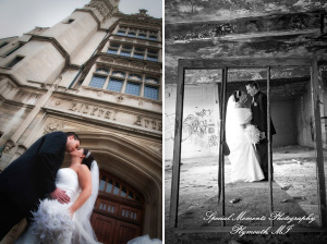 Nicole & Duston at Sacred Heart Chapel Marygrove Conservancy Detroit MI wedding photograph