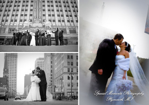 Nicole & Duston at The Henry Ford Museum Dearborn MI wedding photograph