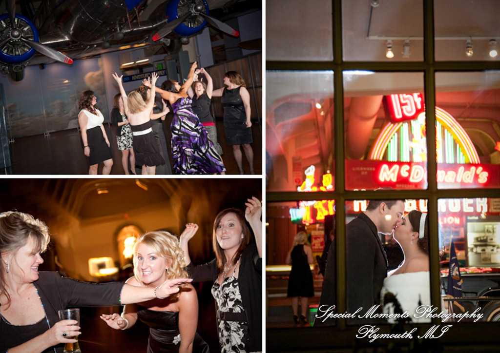 Nicole & Duston at The Henry Ford Museum Dearborn MI wedding photograph