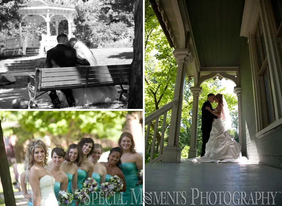 Mill Race Park Northville MI wedding photograph