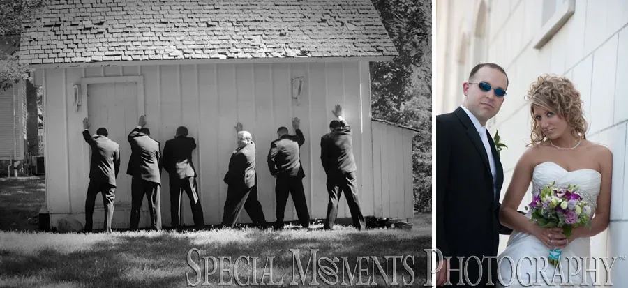 Mill Race Park Northville MI wedding photograph