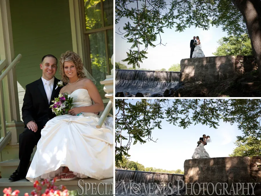 Mill Race Park Northville MI wedding photograph