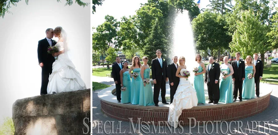 Kellogg Park Plymouth MI wedding photograph