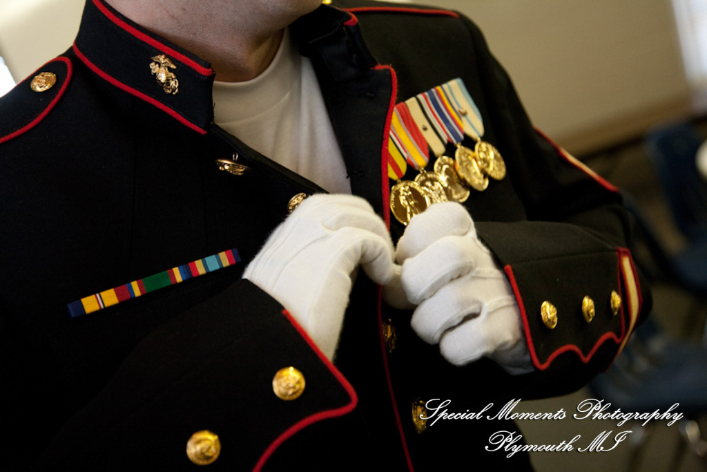 Kim & Mark at Calvary Baptist Church Canton MI wedding photograph