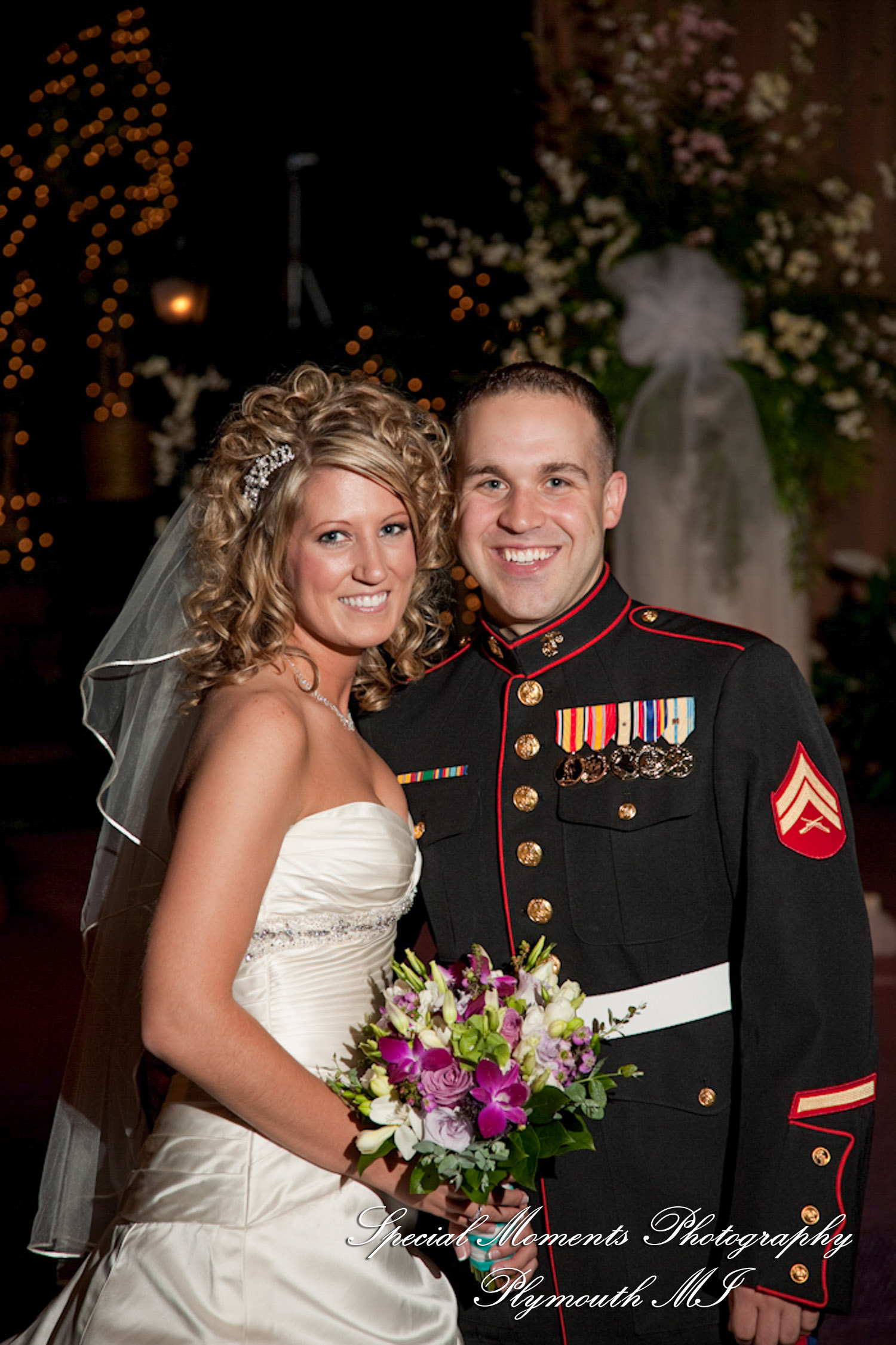 Kim & Mark at Calvary Baptist Church Canton MI wedding photograph