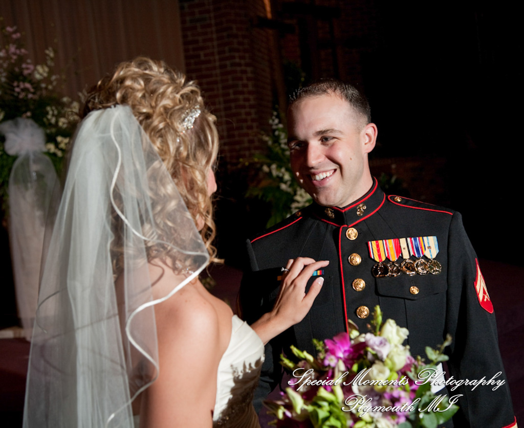 Kim & Mark at Calvary Baptist Church Canton MI wedding photograph